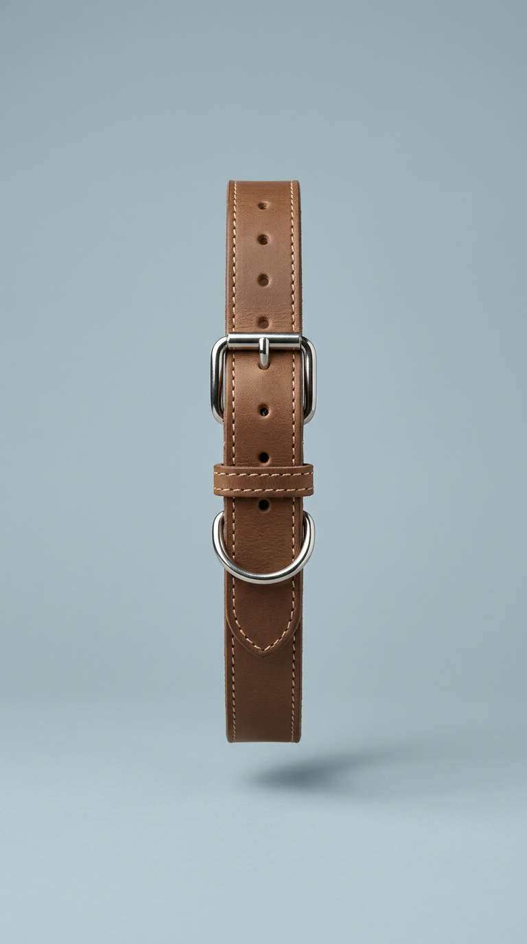 Classic Leather Dog Collar