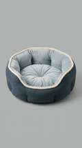 Plush Cat Bed with Raised Sides